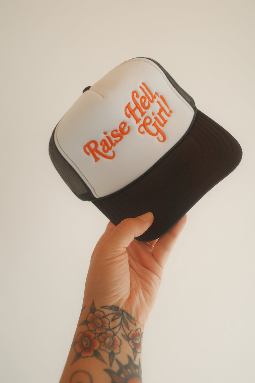 Raise Hell Girl Trucker