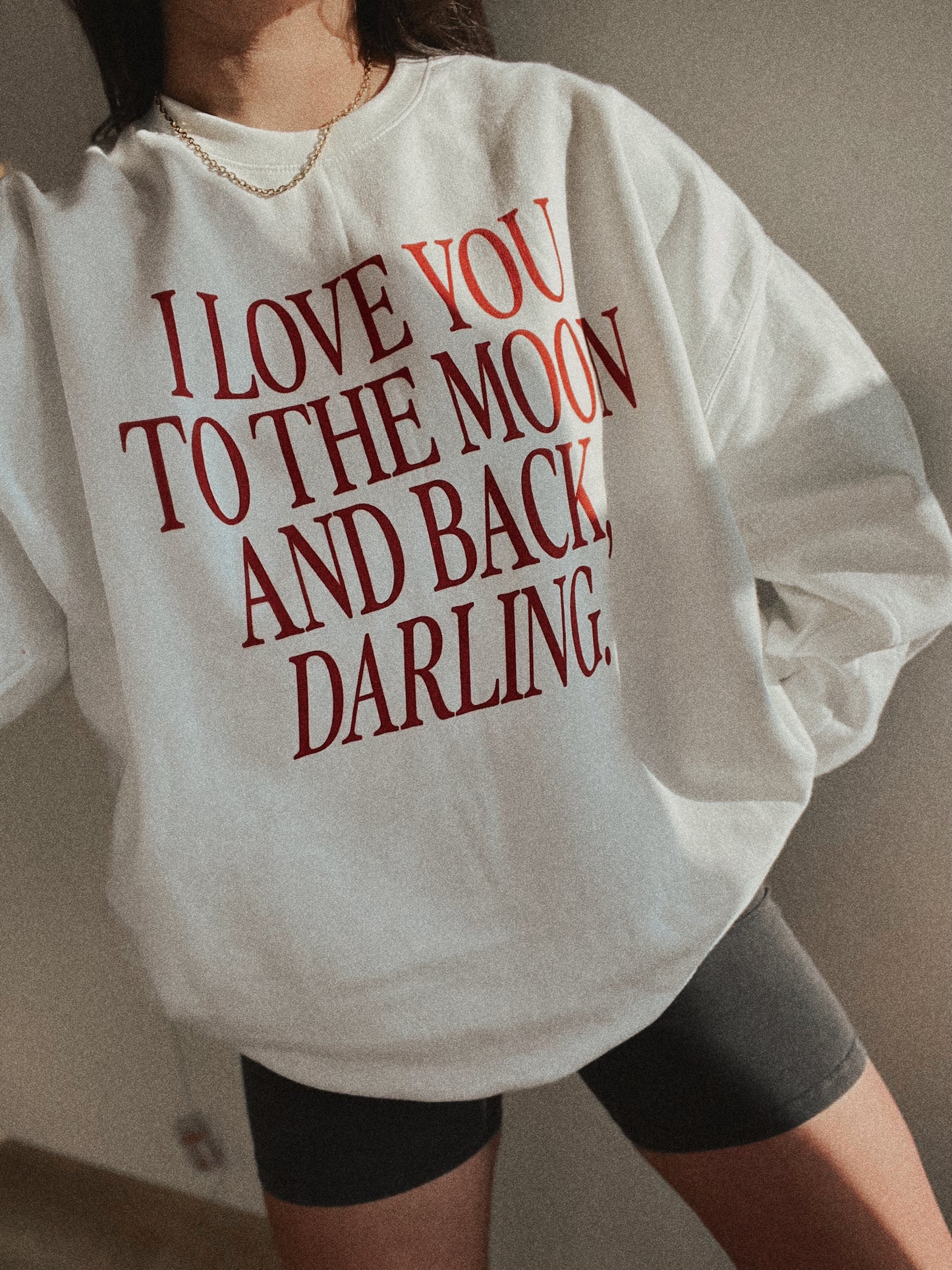 I Love You To The Moon Crewneck