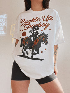 Buckle Up Cowboy Tee