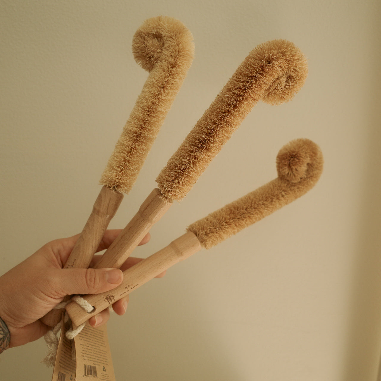 Coconut Bottle Cleaning Brush
