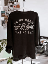 Load image into Gallery viewer, Do No Harm Take No Shit Crewneck
