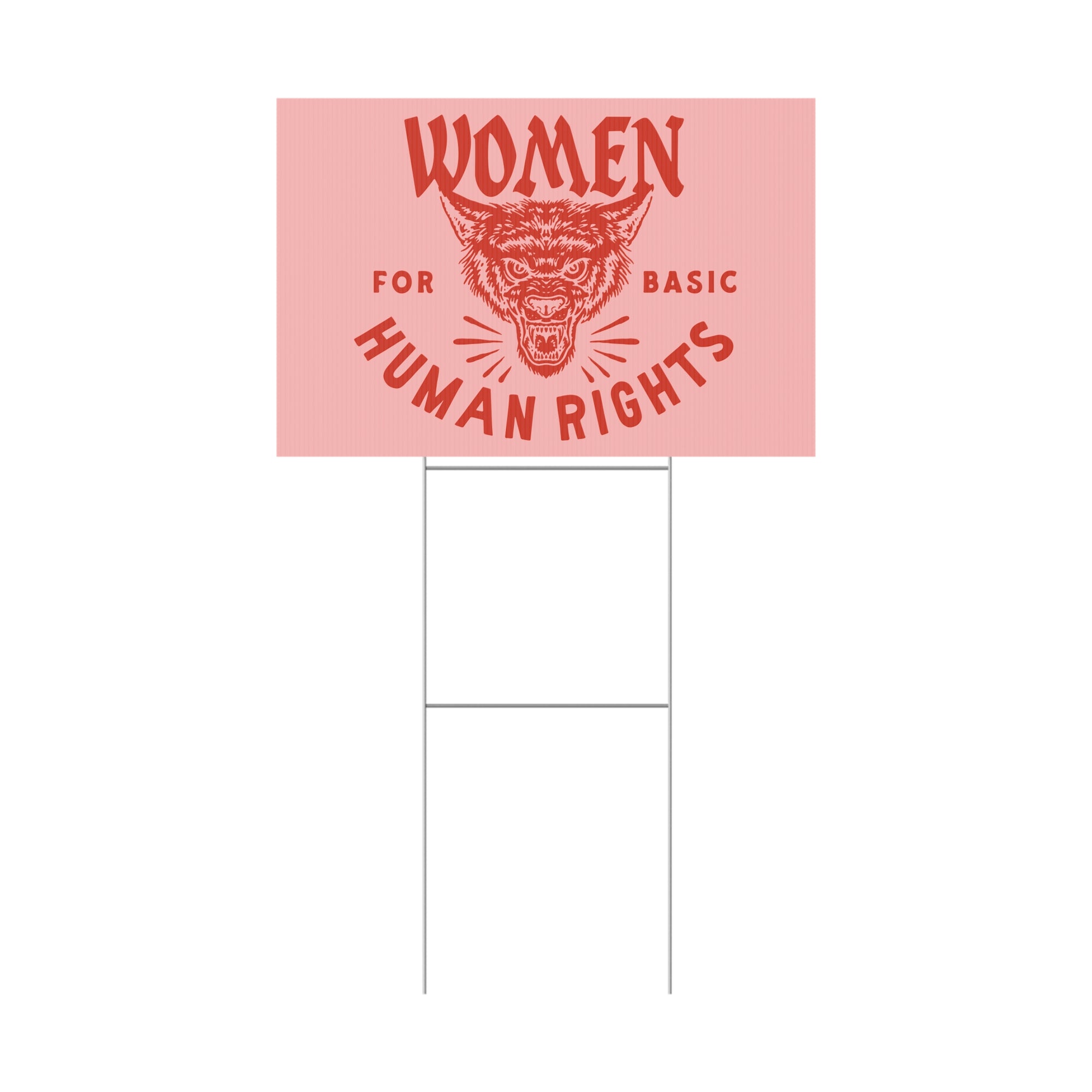 Women for basic human rights Yard Sign