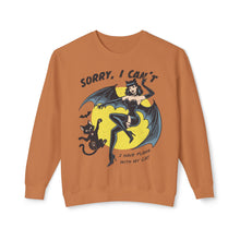 Load image into Gallery viewer, Sorry I Can&#39;t Halloween Crewneck

