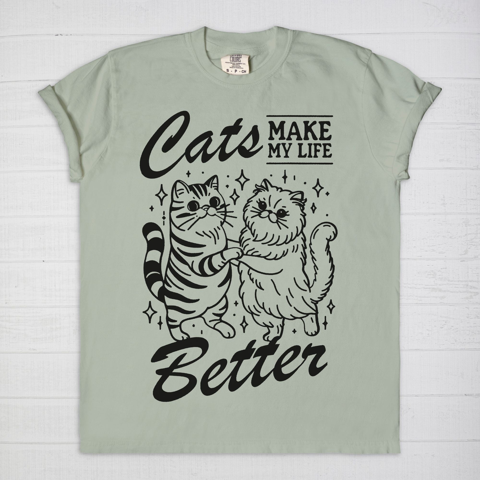 Cats Make Life Better Tee