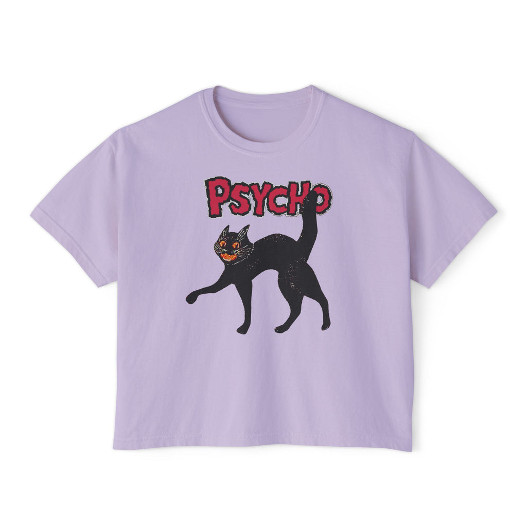 pyscho crop tee