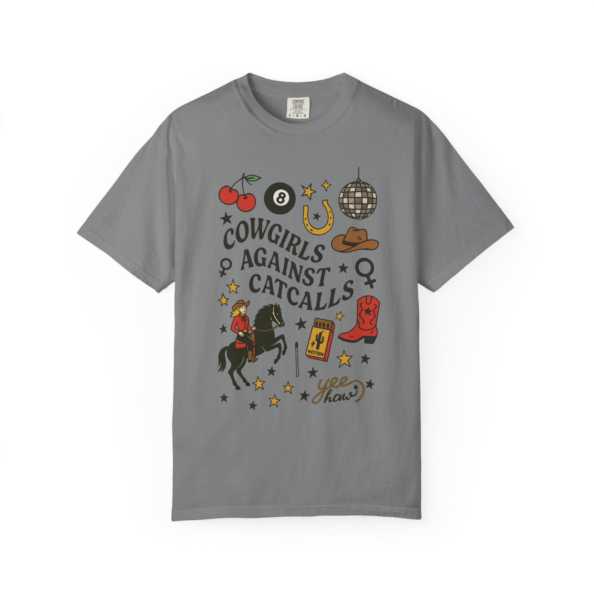 Cowgirls Against Catcalls Tee