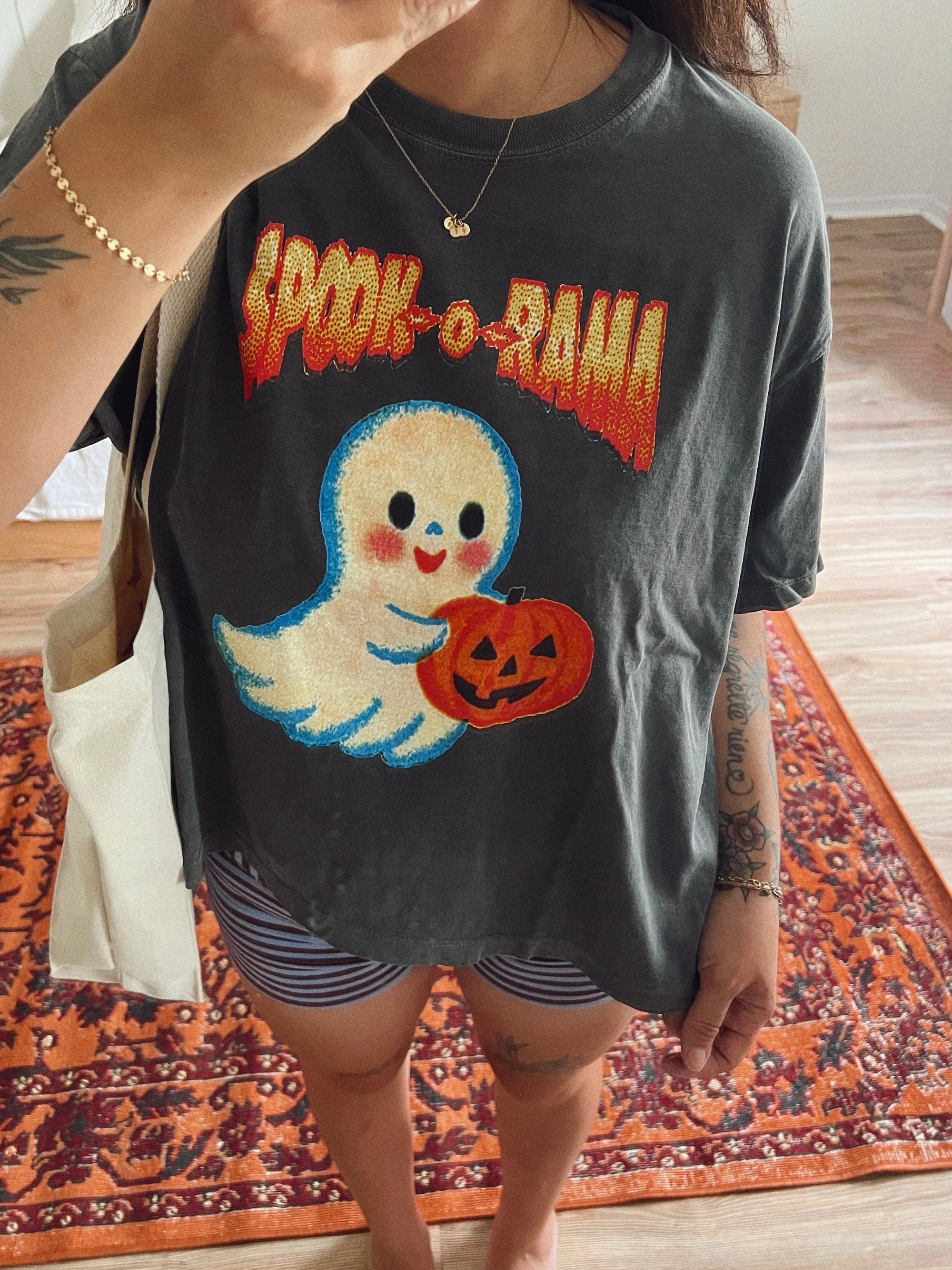 Spook-o-Rama Crop Boxy Tee