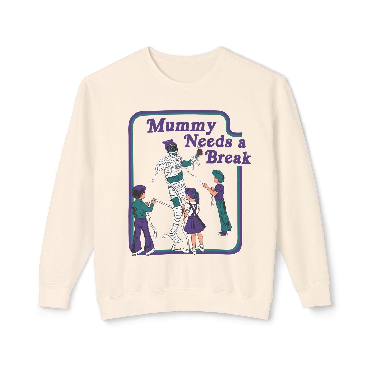 Mummy Needs A Break Vintage Crewneck