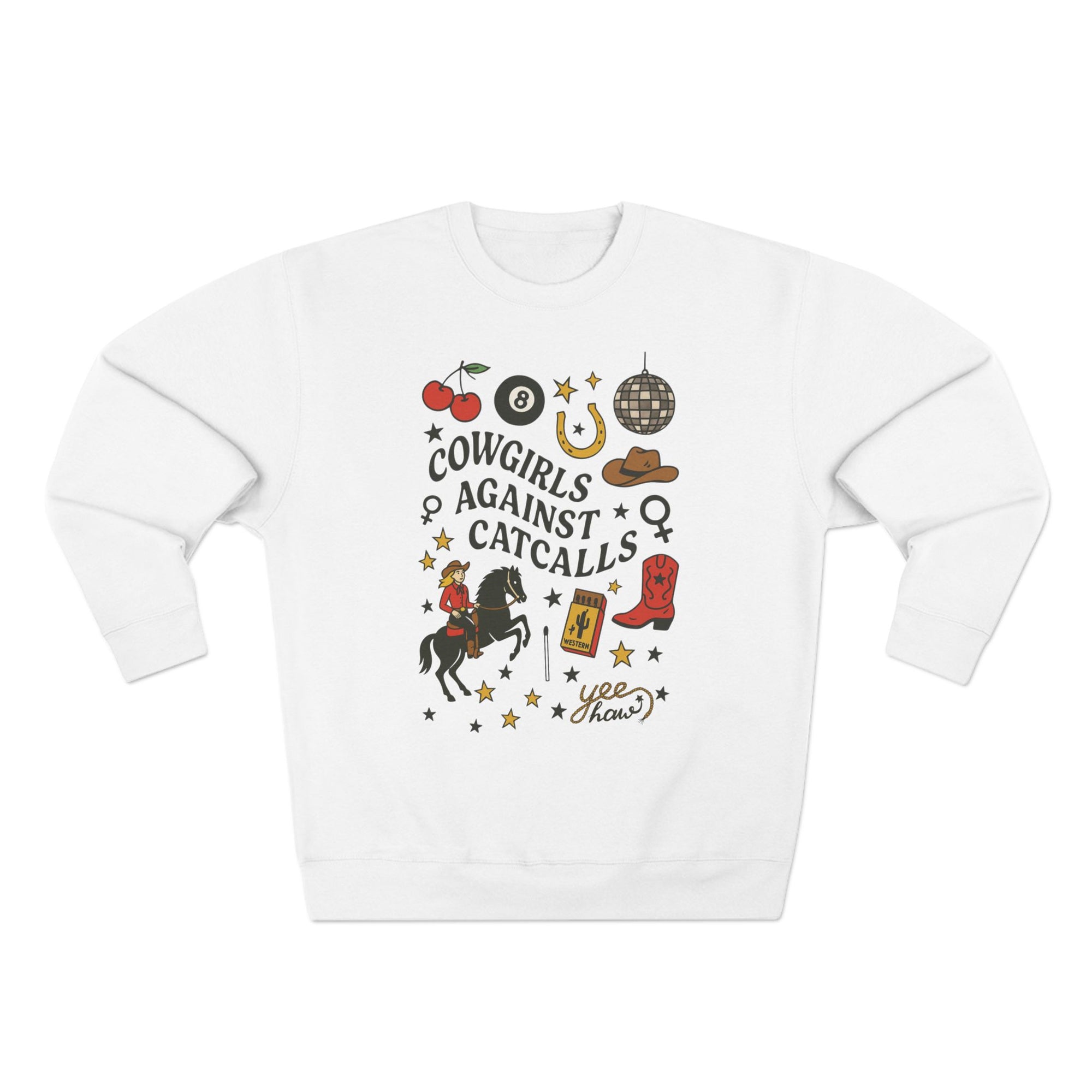 Cowgirls Against Catcalls Crewneck