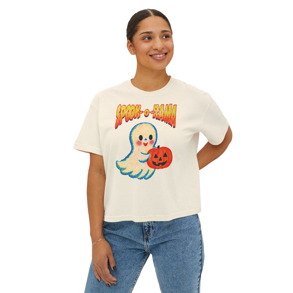 Spook o rama cropped tee