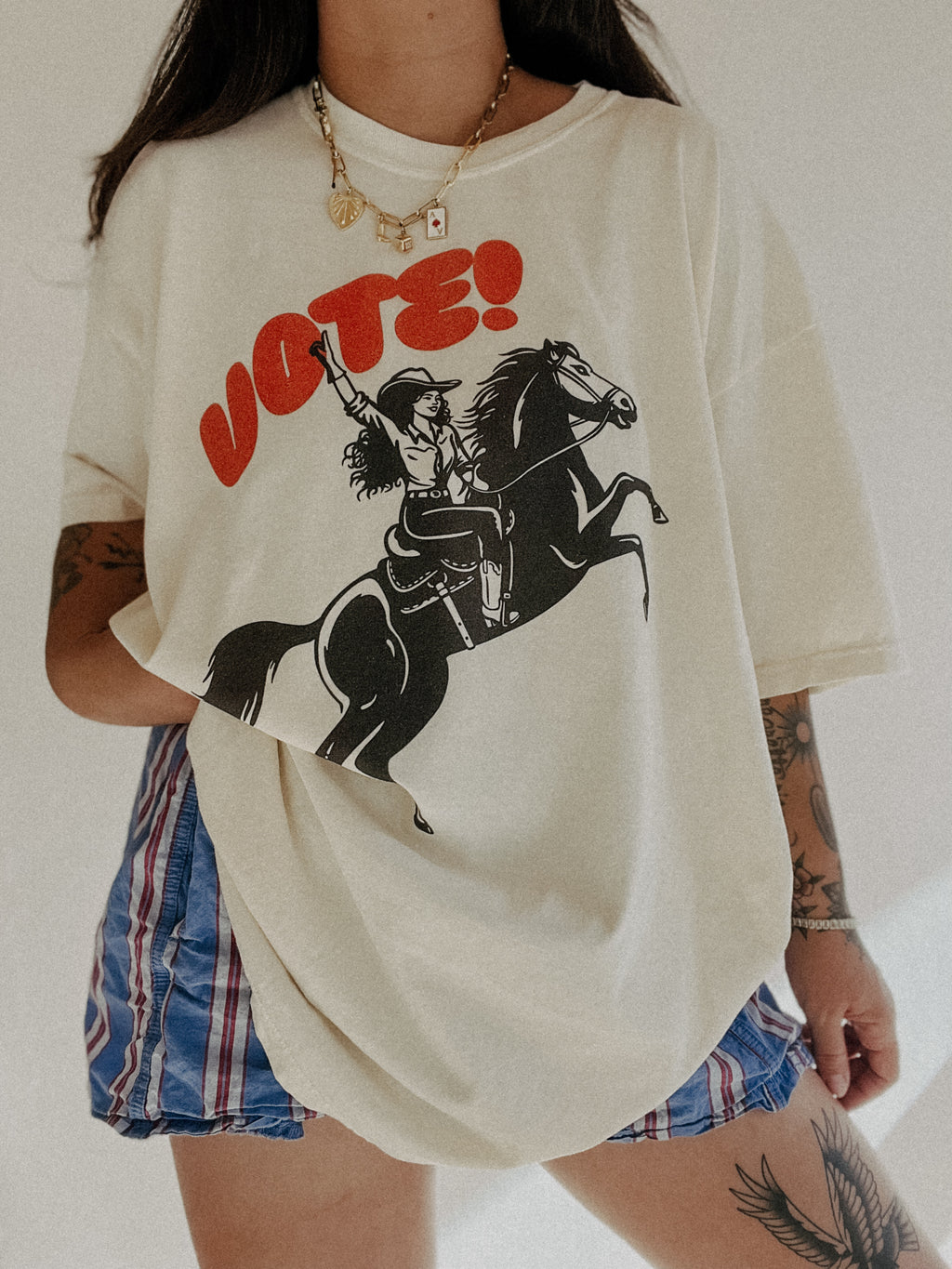 Vote Cowgirl Tee