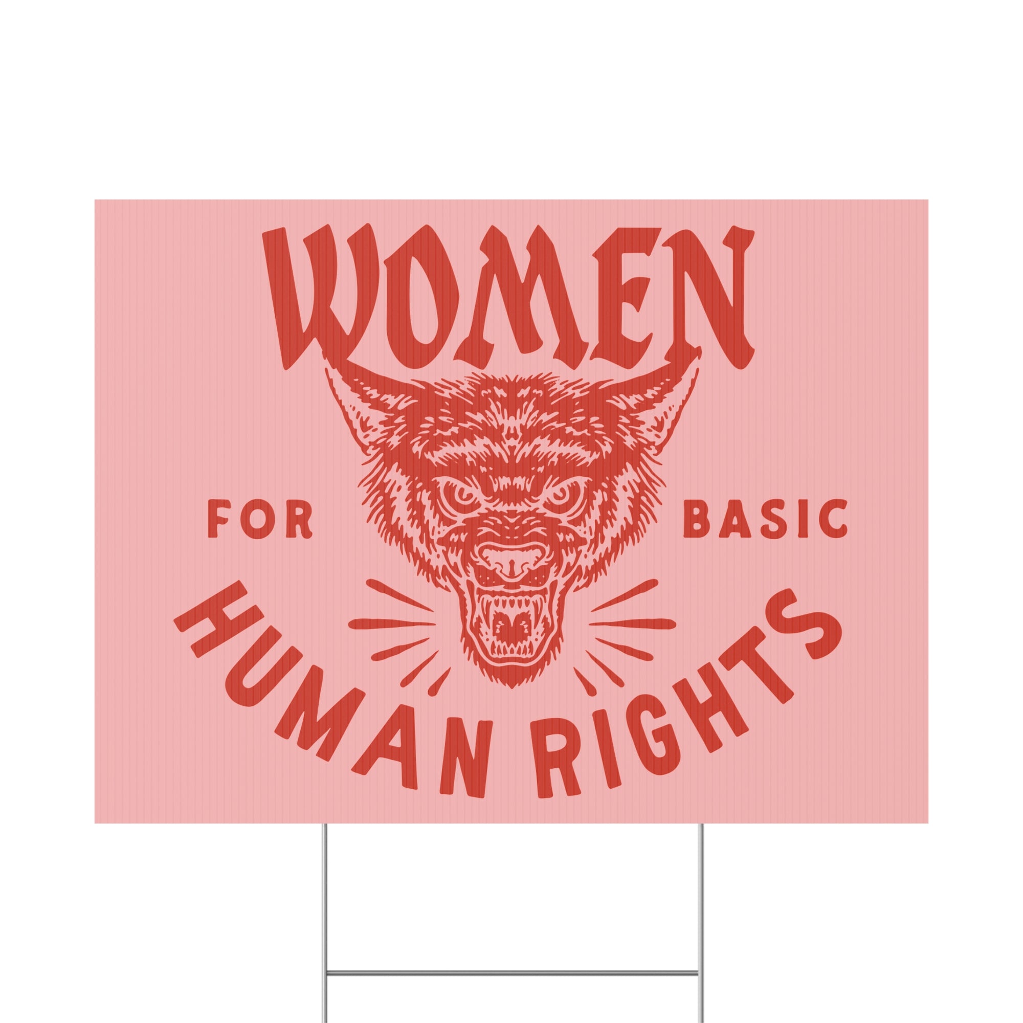 Women for basic human rights Yard Sign
