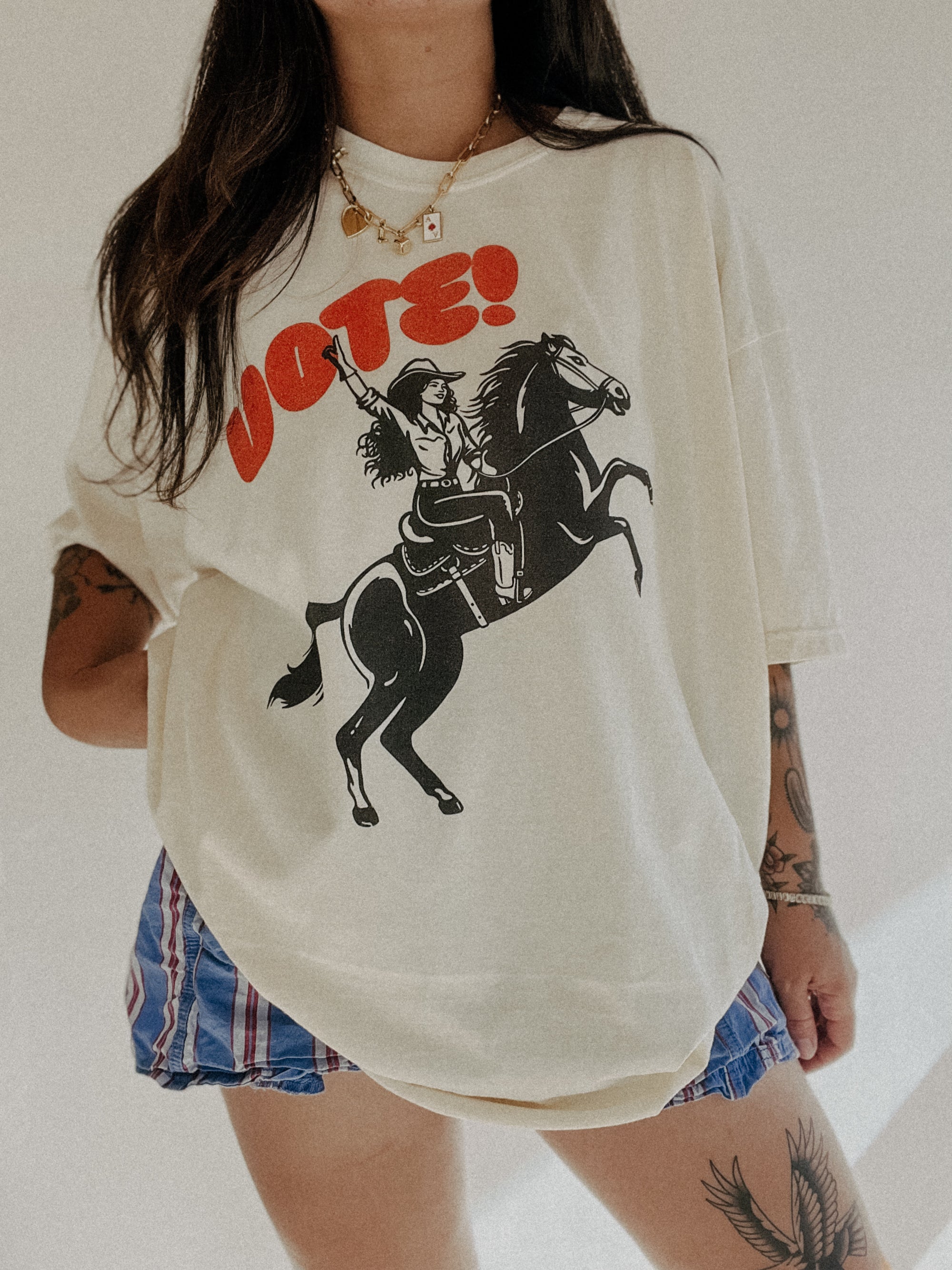 Vote Cowgirl Tee