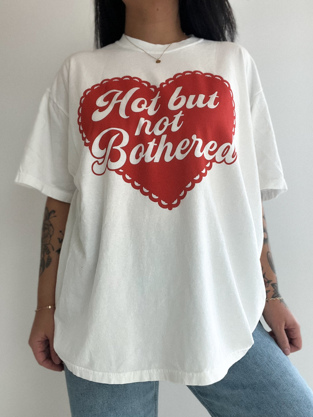 Hot but not bothered tee