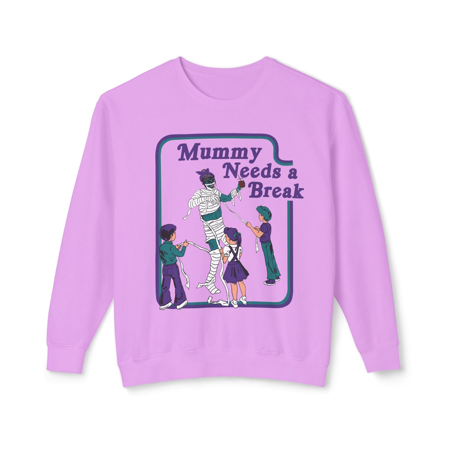 Mummy Needs A Break Vintage Crewneck