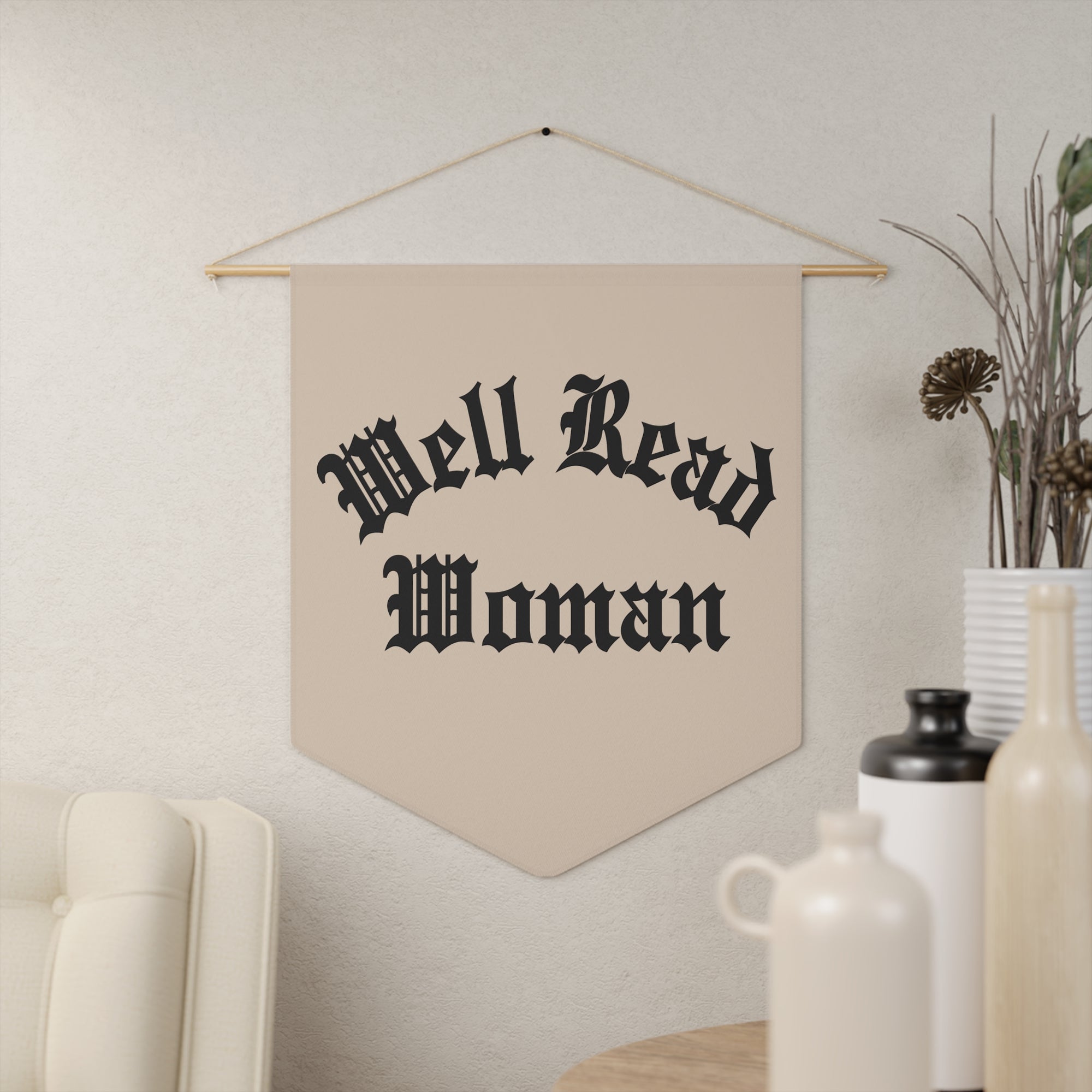 Well Read Woman Pennant