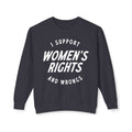 I Support Women's Rights and Wrongs Crewneck