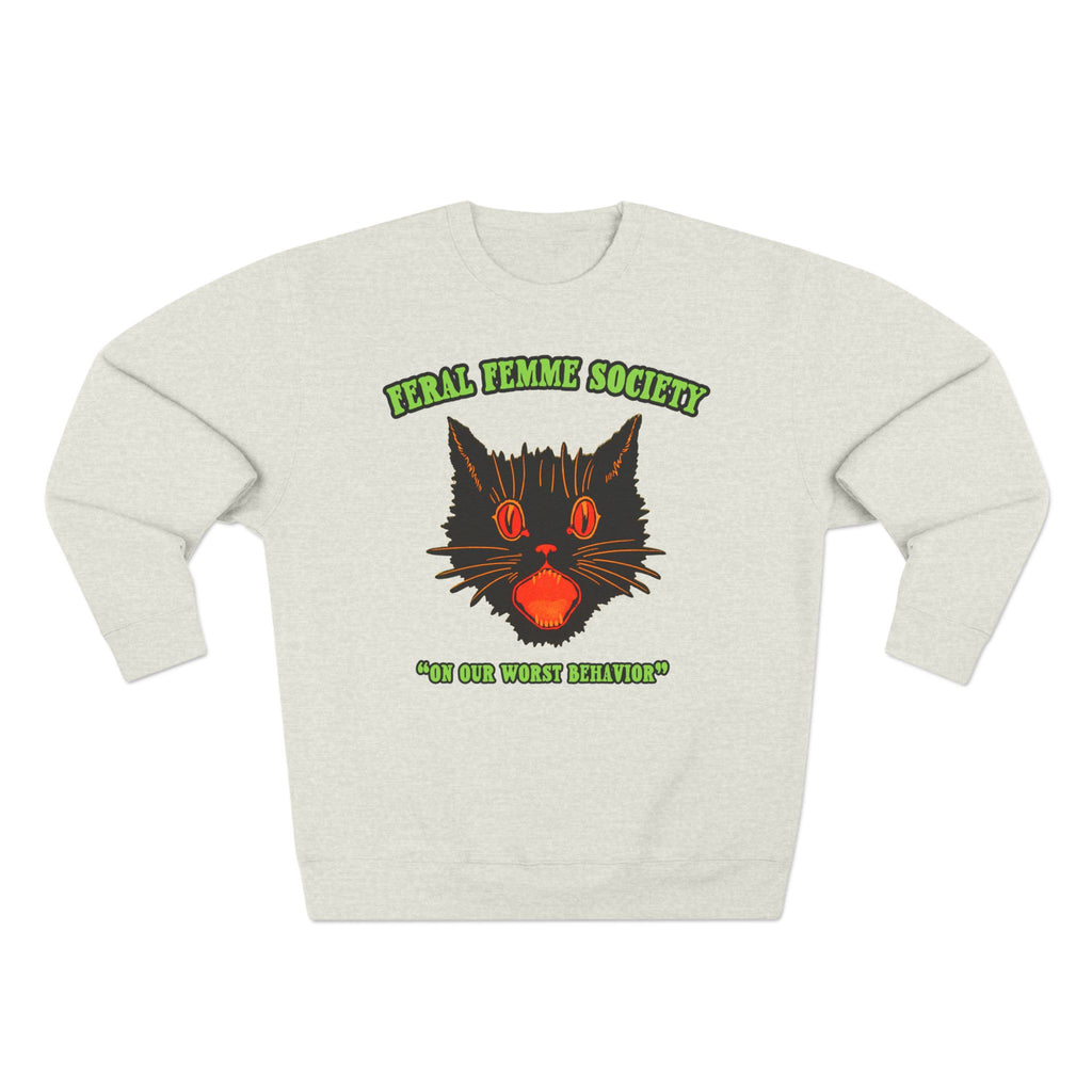 Feral Femme Halloween Sweatshirt