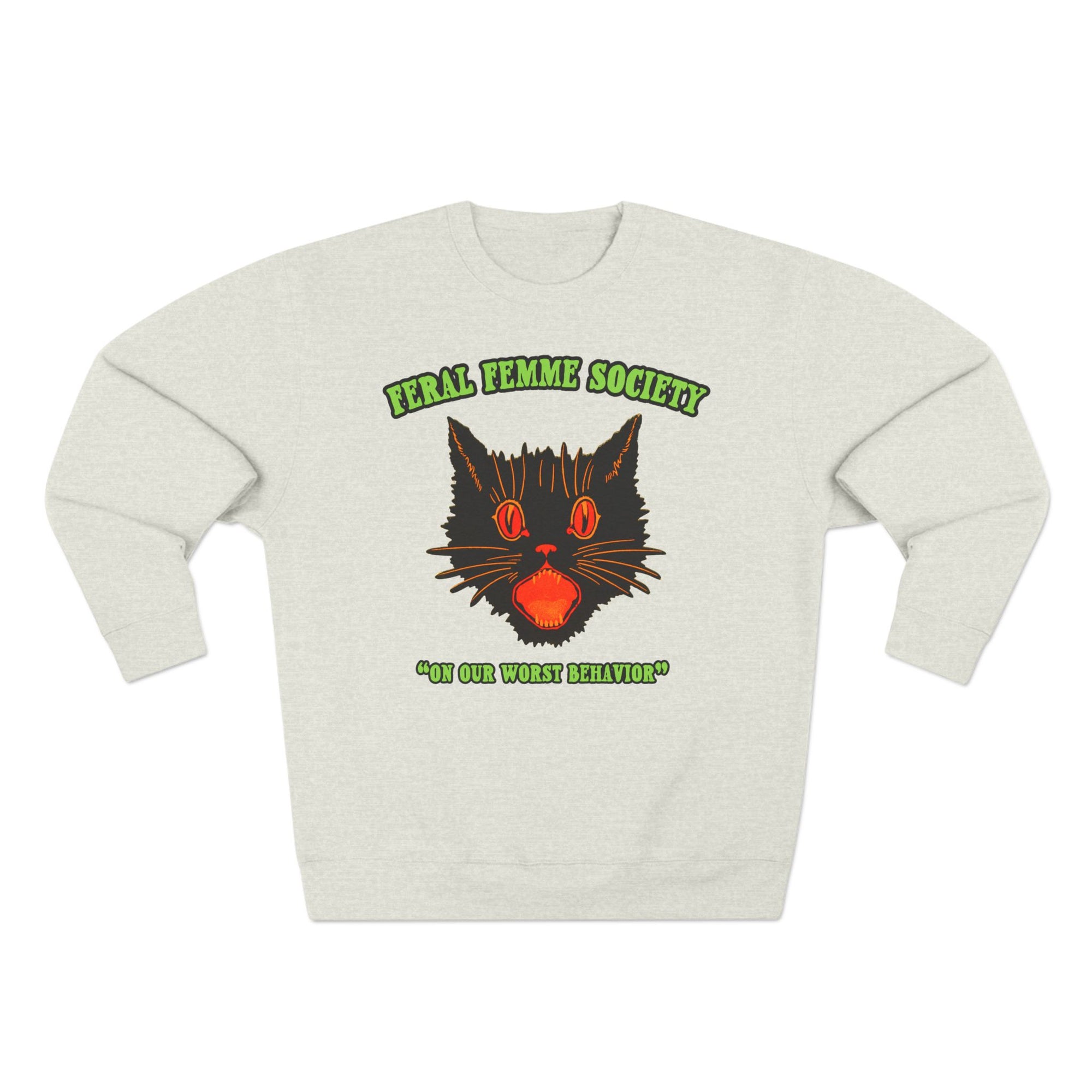 Feral Femme Halloween Sweatshirt