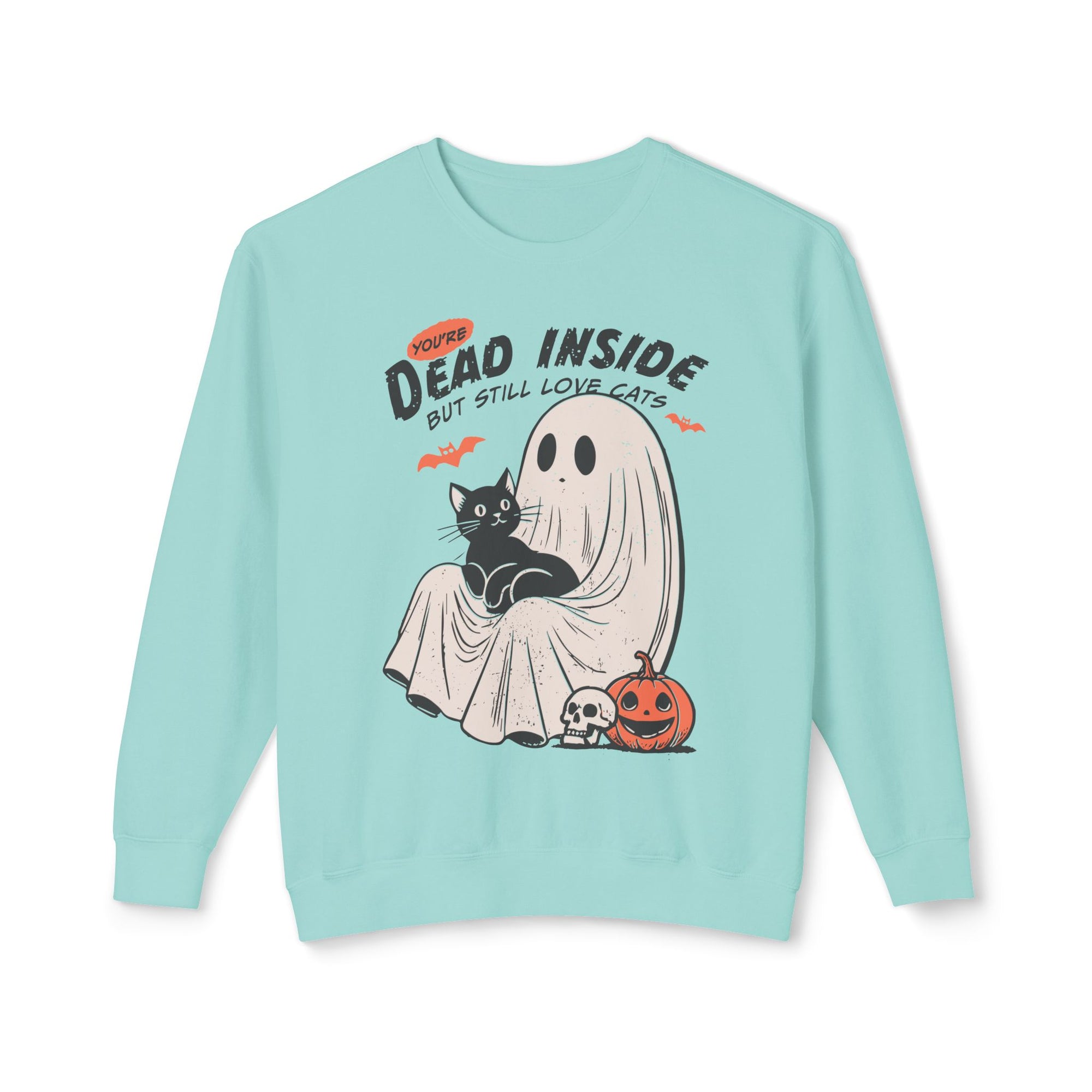 Dead Inside But Still Love Cats Crewneck