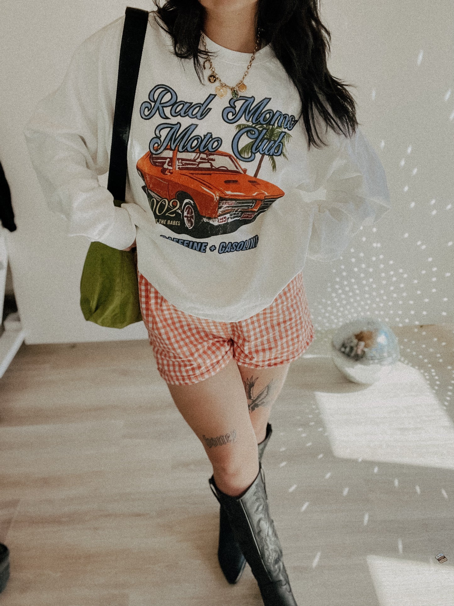 Rad Moms Moto Club Vintage Crew