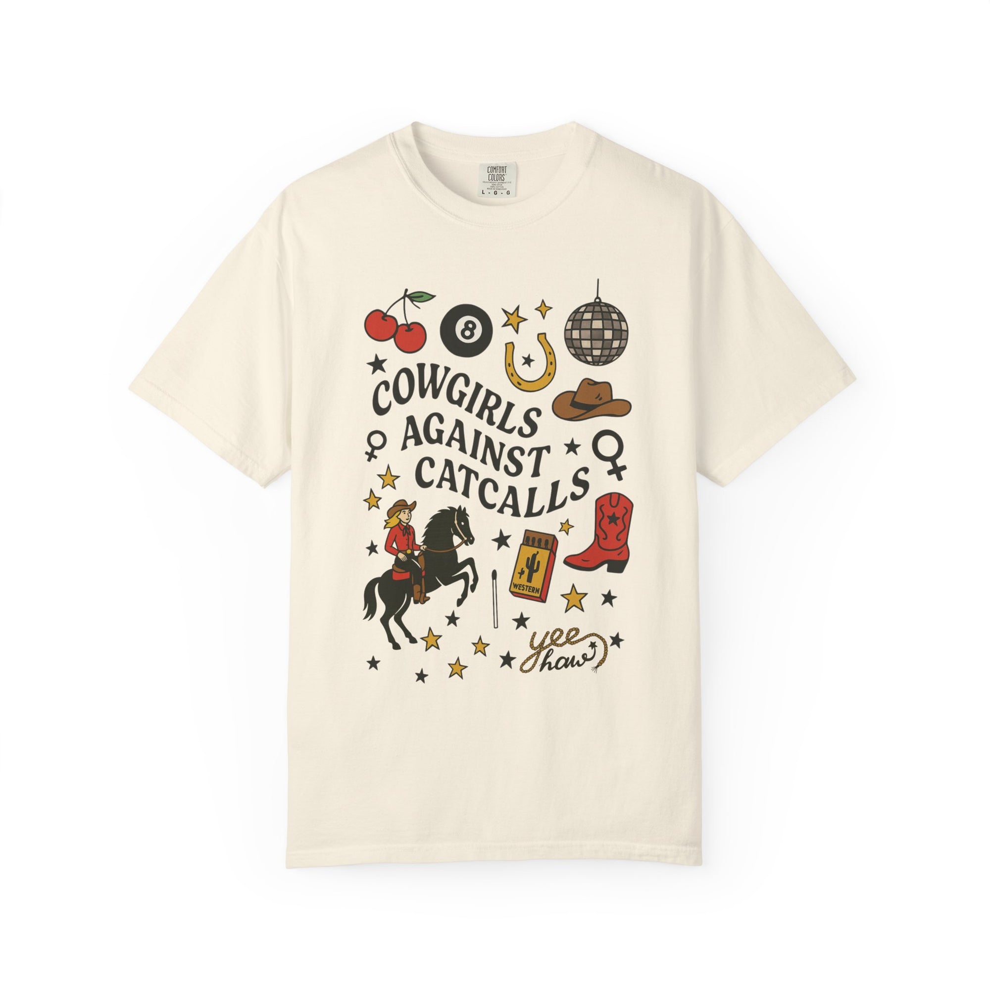 Cowgirls Against Catcalls Tee