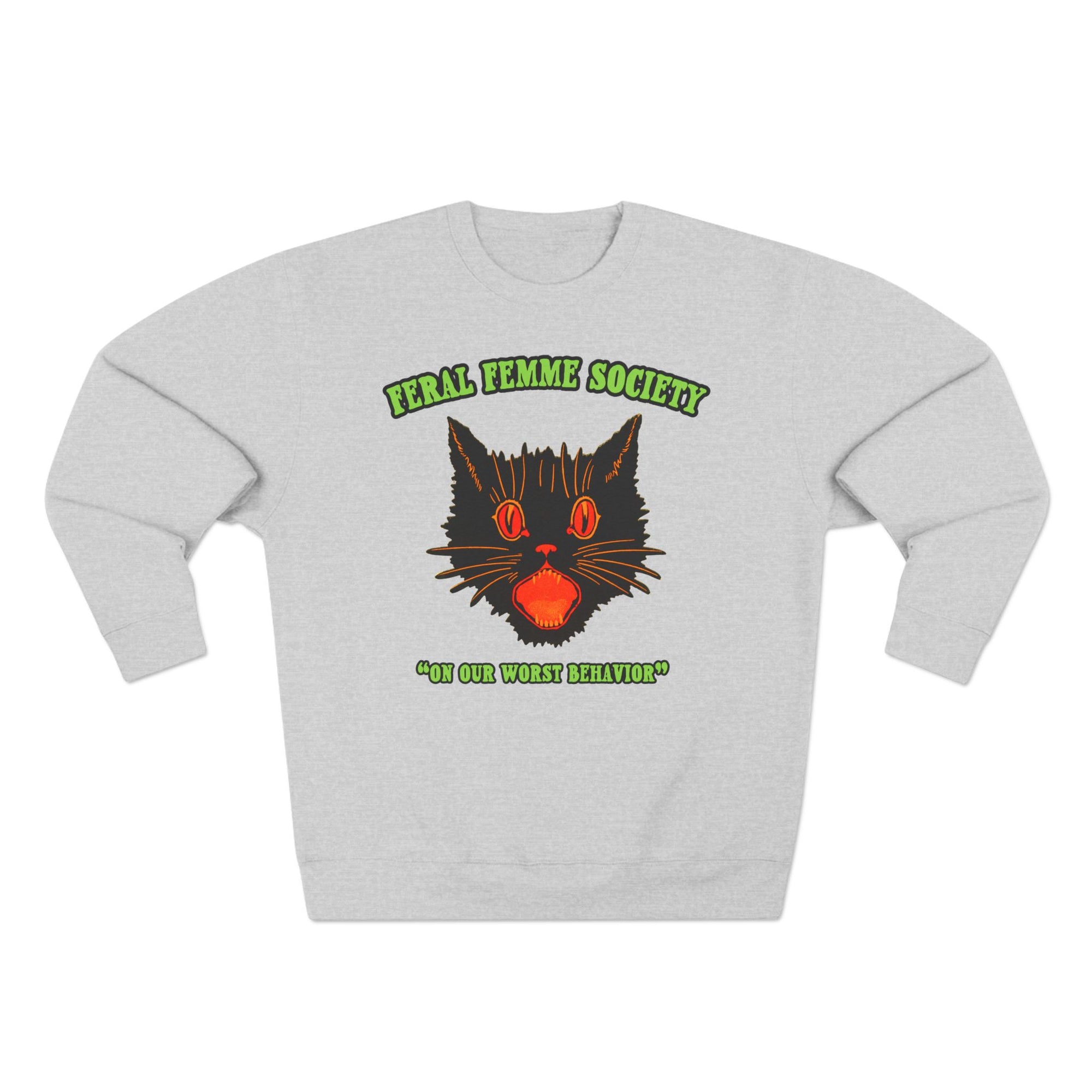 Feral Femme Halloween Sweatshirt