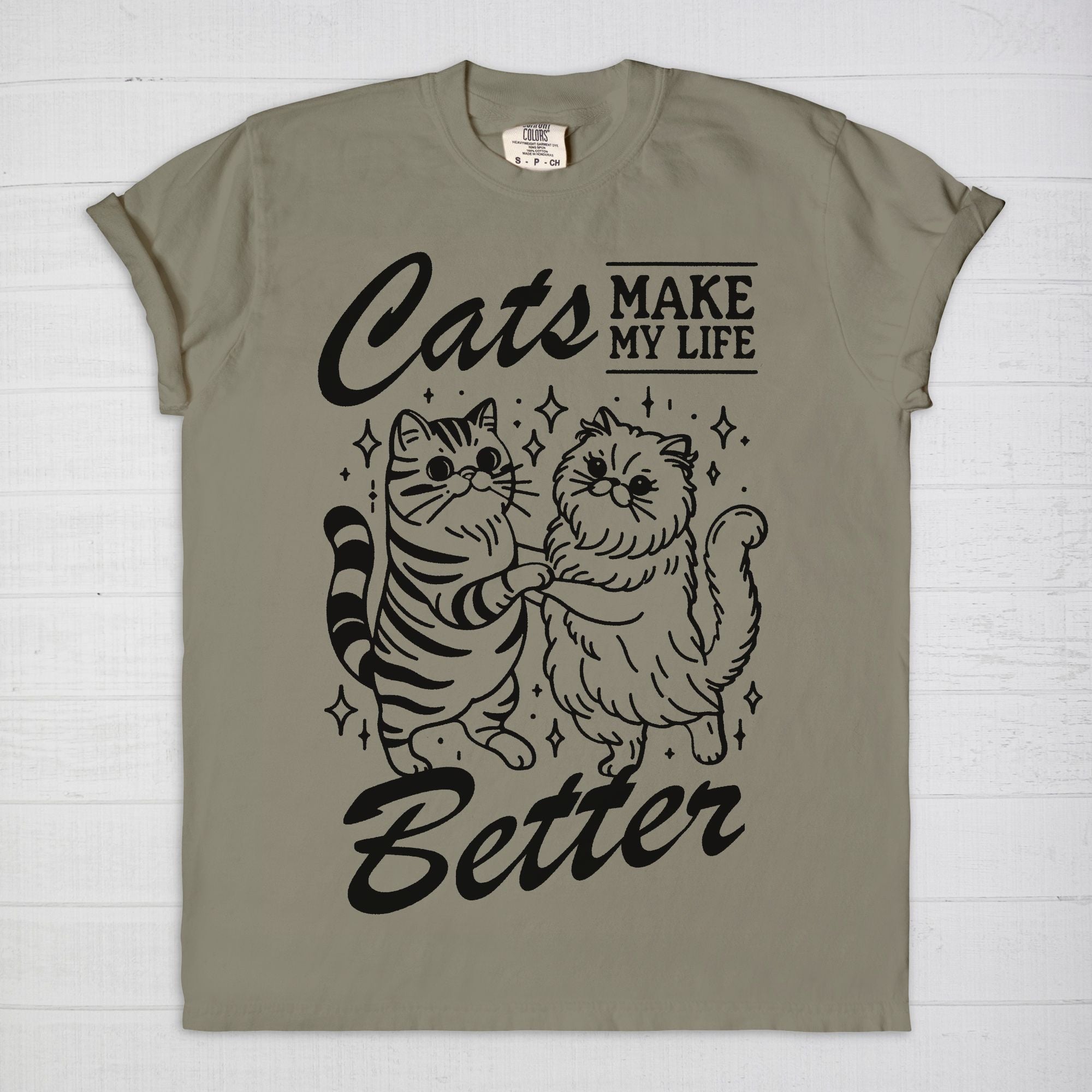 Cats Make Life Better Tee
