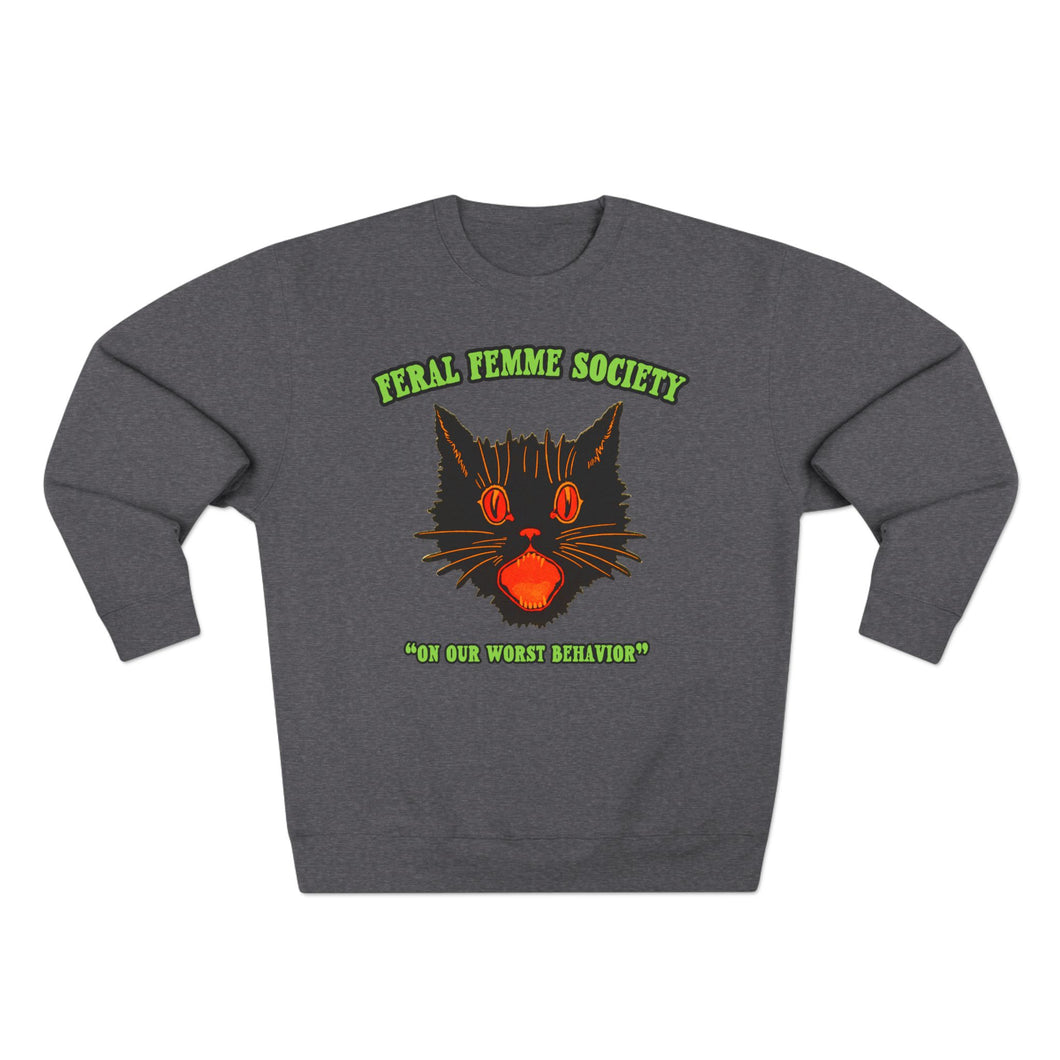 Feral Femme Halloween Sweatshirt