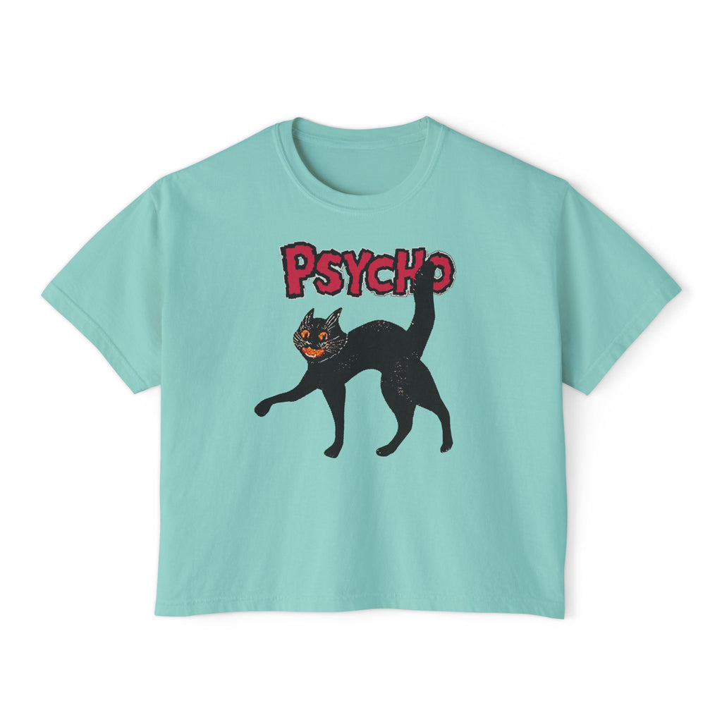 pyscho crop tee