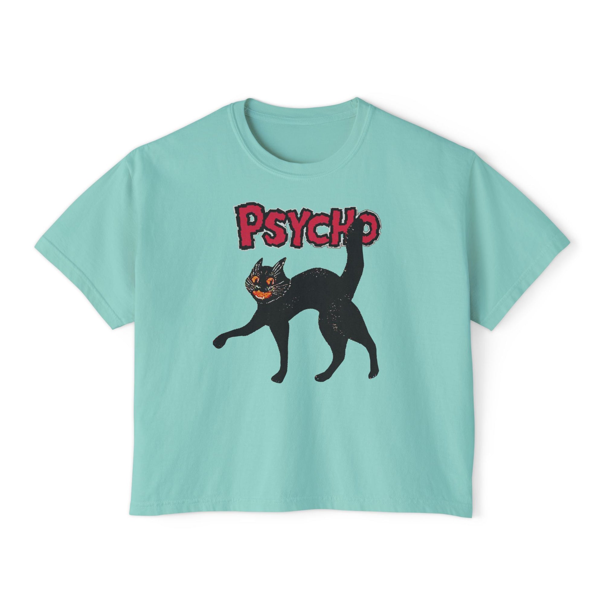 pyscho crop tee