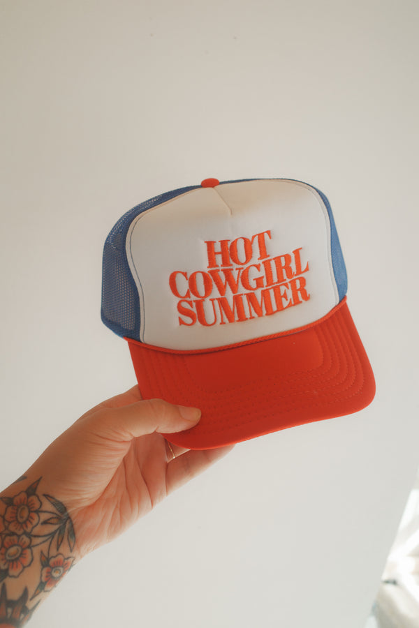 Hot Cowgirl Summer Trucker Hat