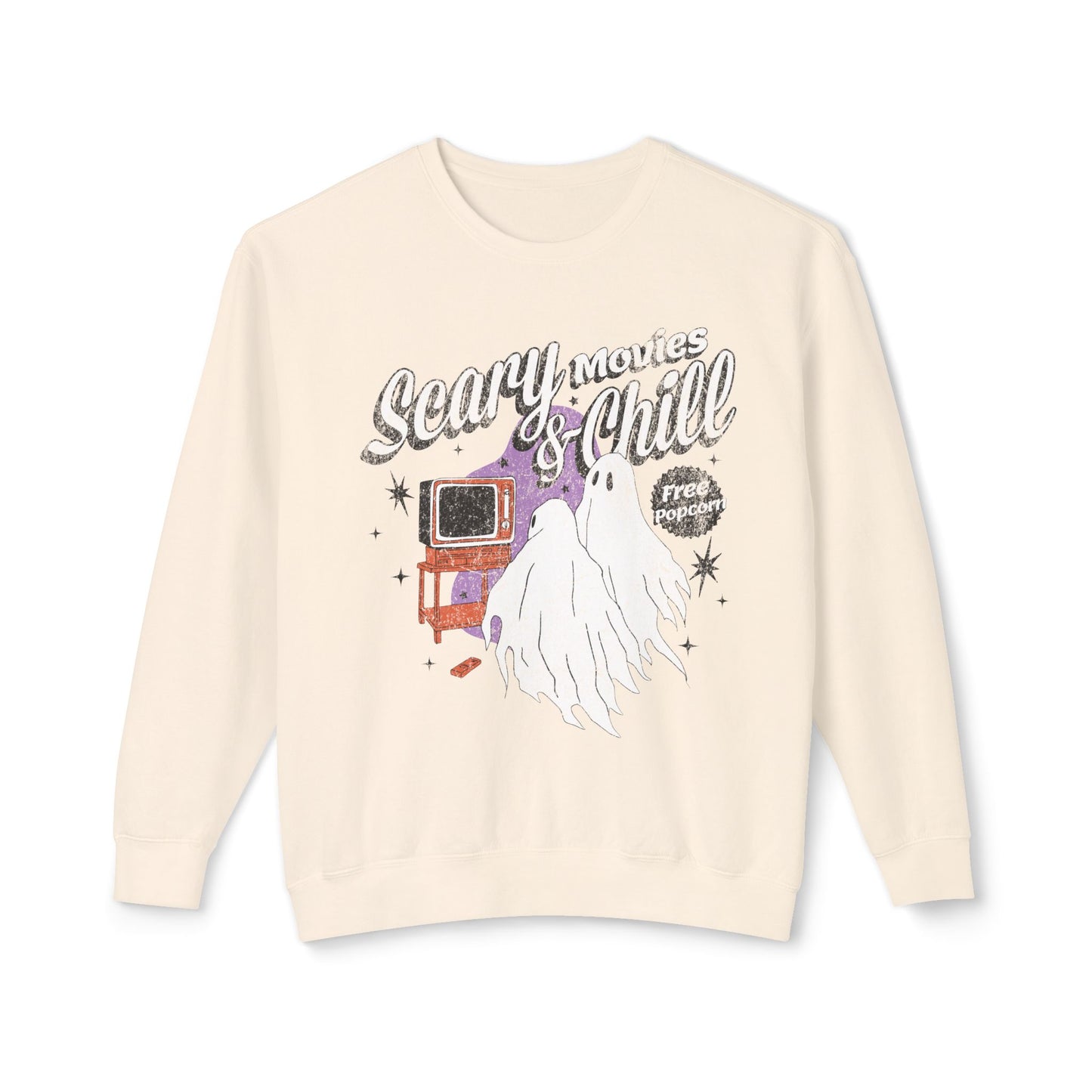 Scary Movies & Chill Vintage Crewneck