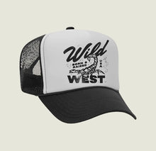 Load image into Gallery viewer, Wild Wild West Trucker Hat - Black/White

