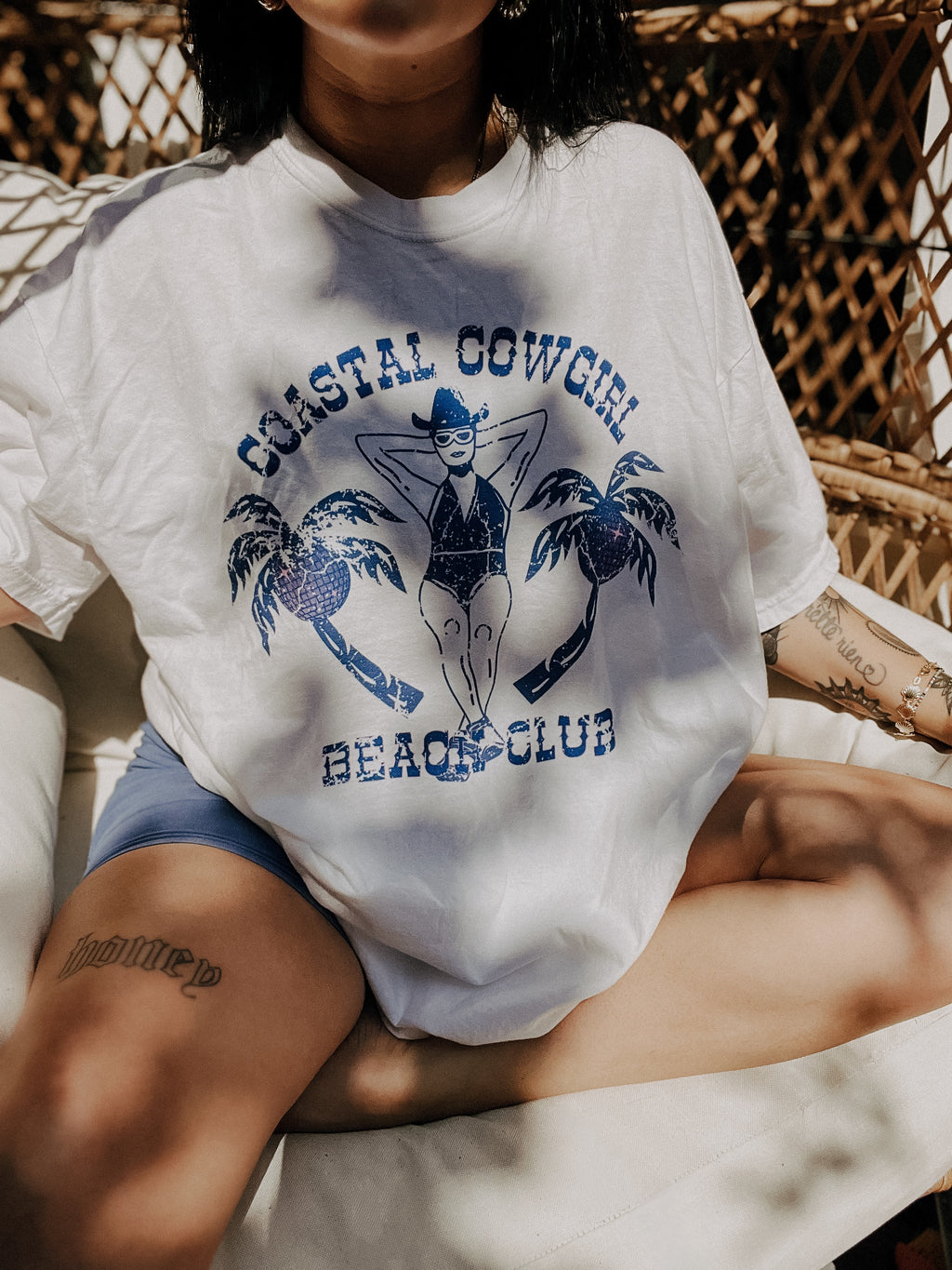 Coastal Cowgirl Beach Club Tee