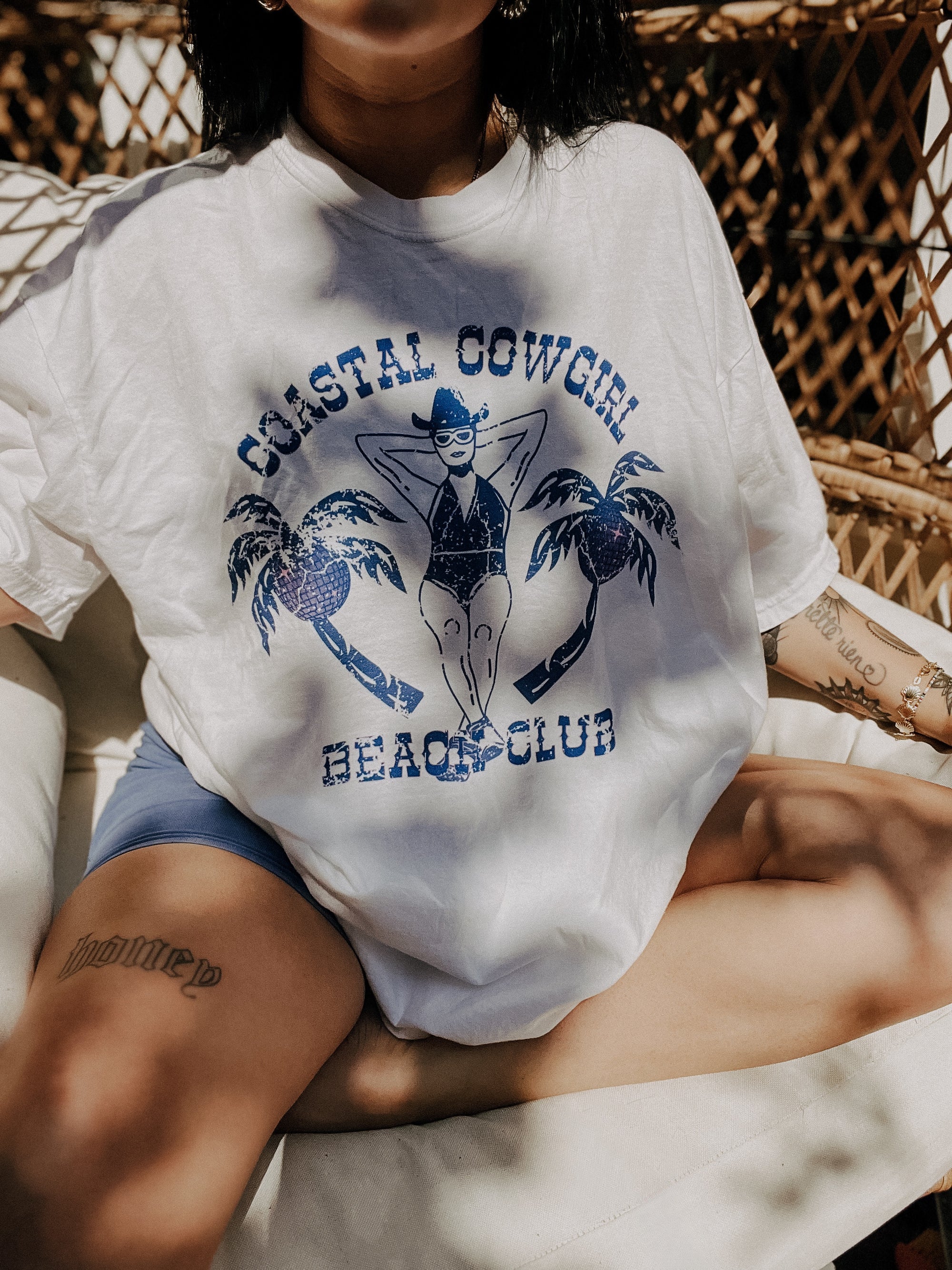 Coastal Cowgirl Beach Club Tee