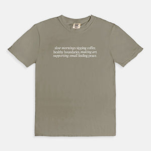 Slow Mornings Tee