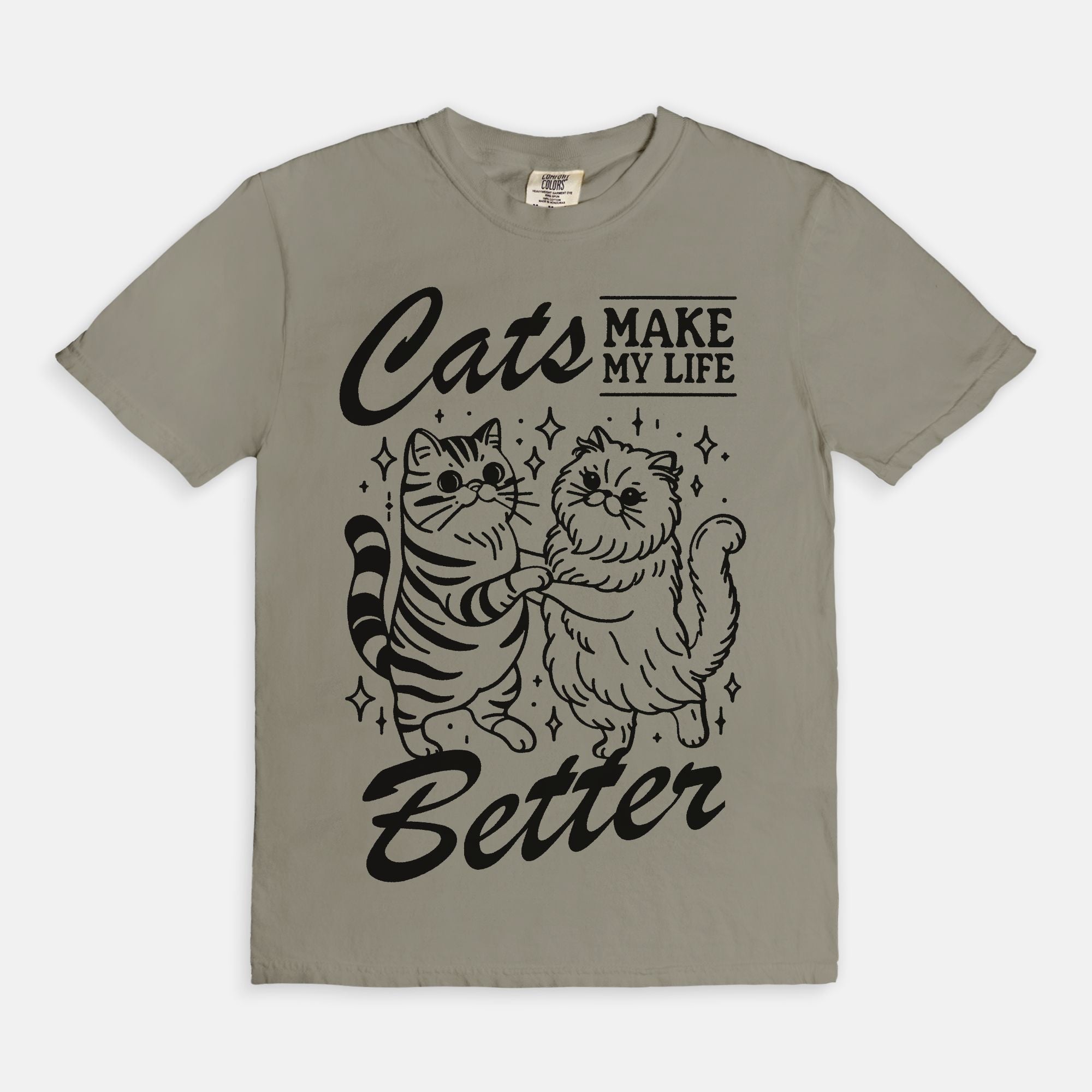 Cats Make Life Better Tee