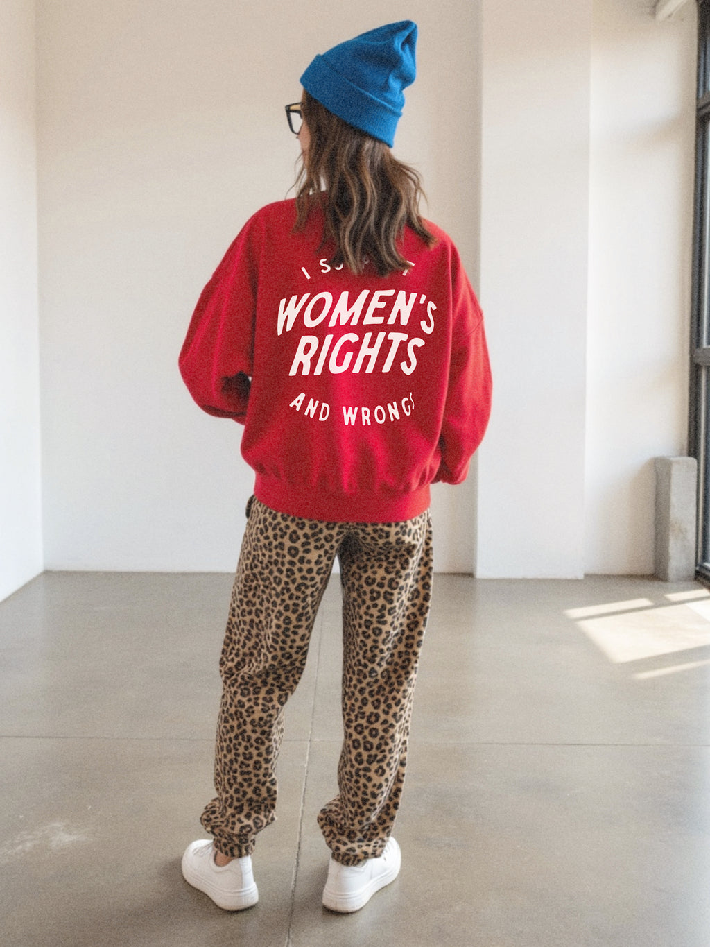 I Support Womens Rights And Wrongs Crewneck