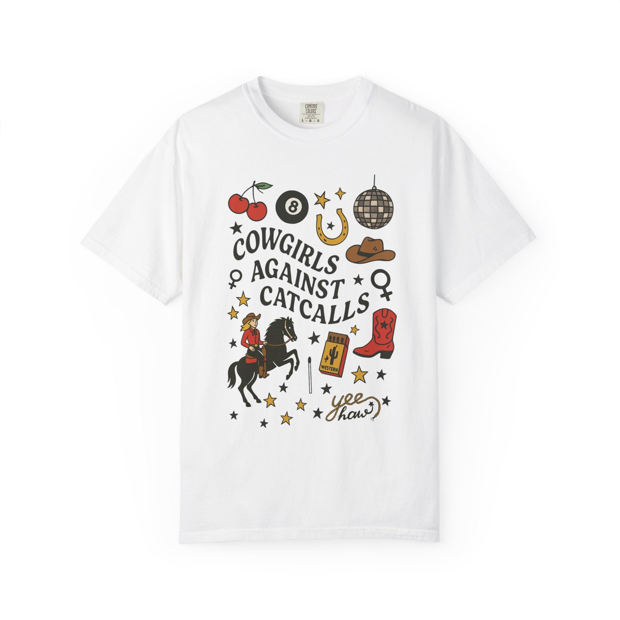 Cowgirls Against Catcalls Tee