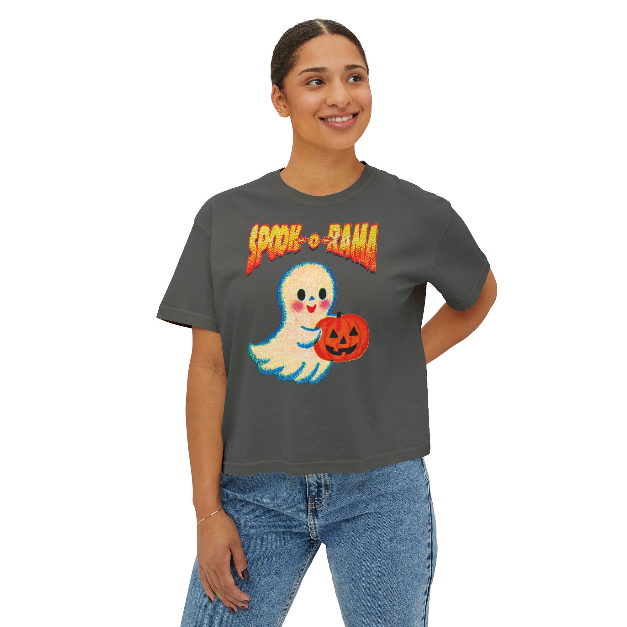Spook o rama cropped tee