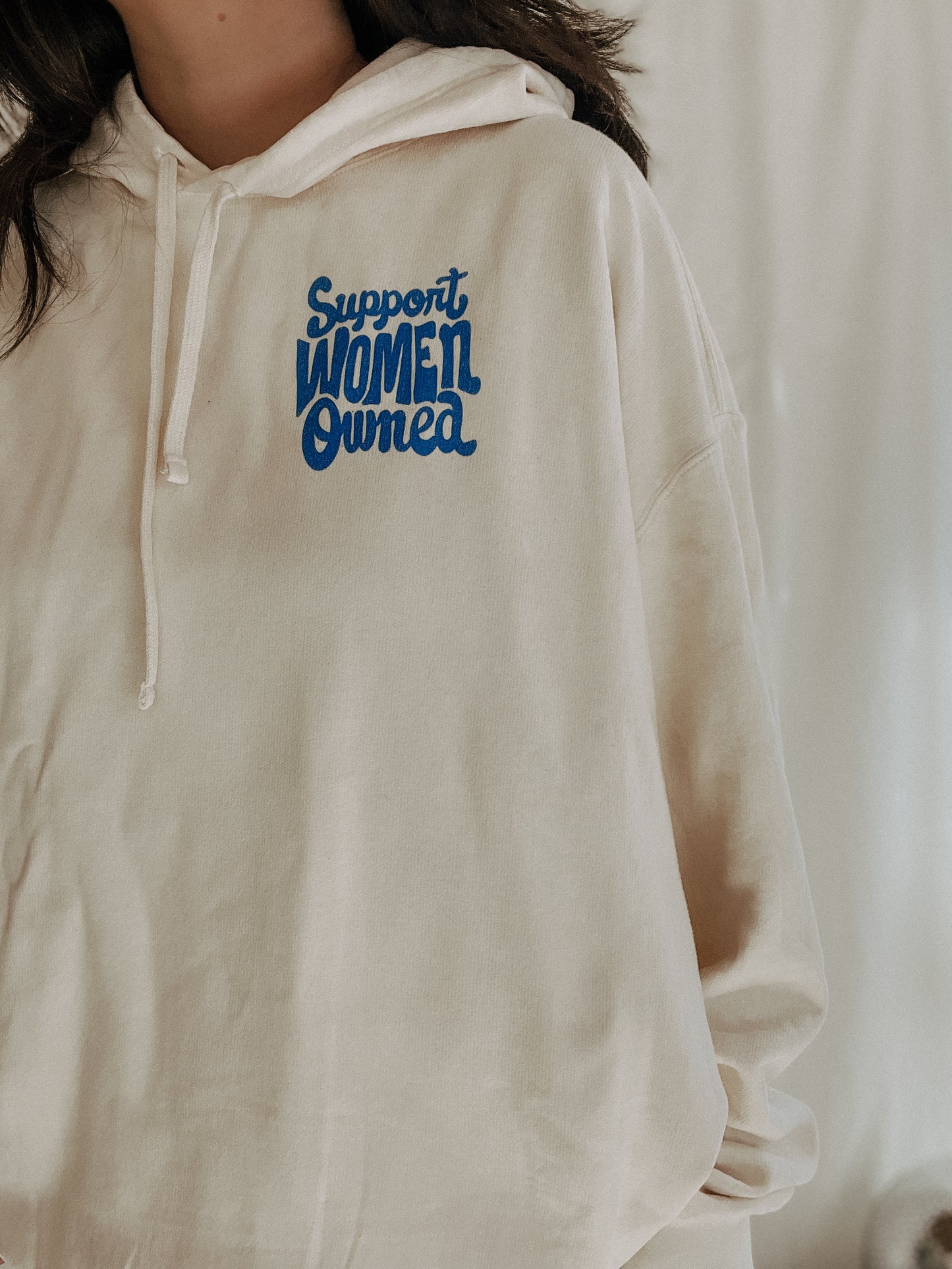 Support Women Owned Vintage Hoodie