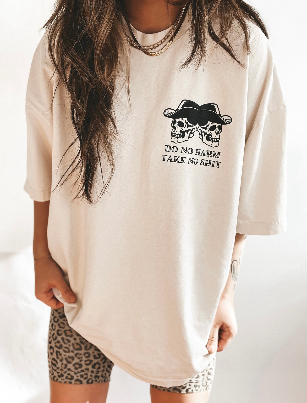 Do No Harm Cowboy Skelly Tee