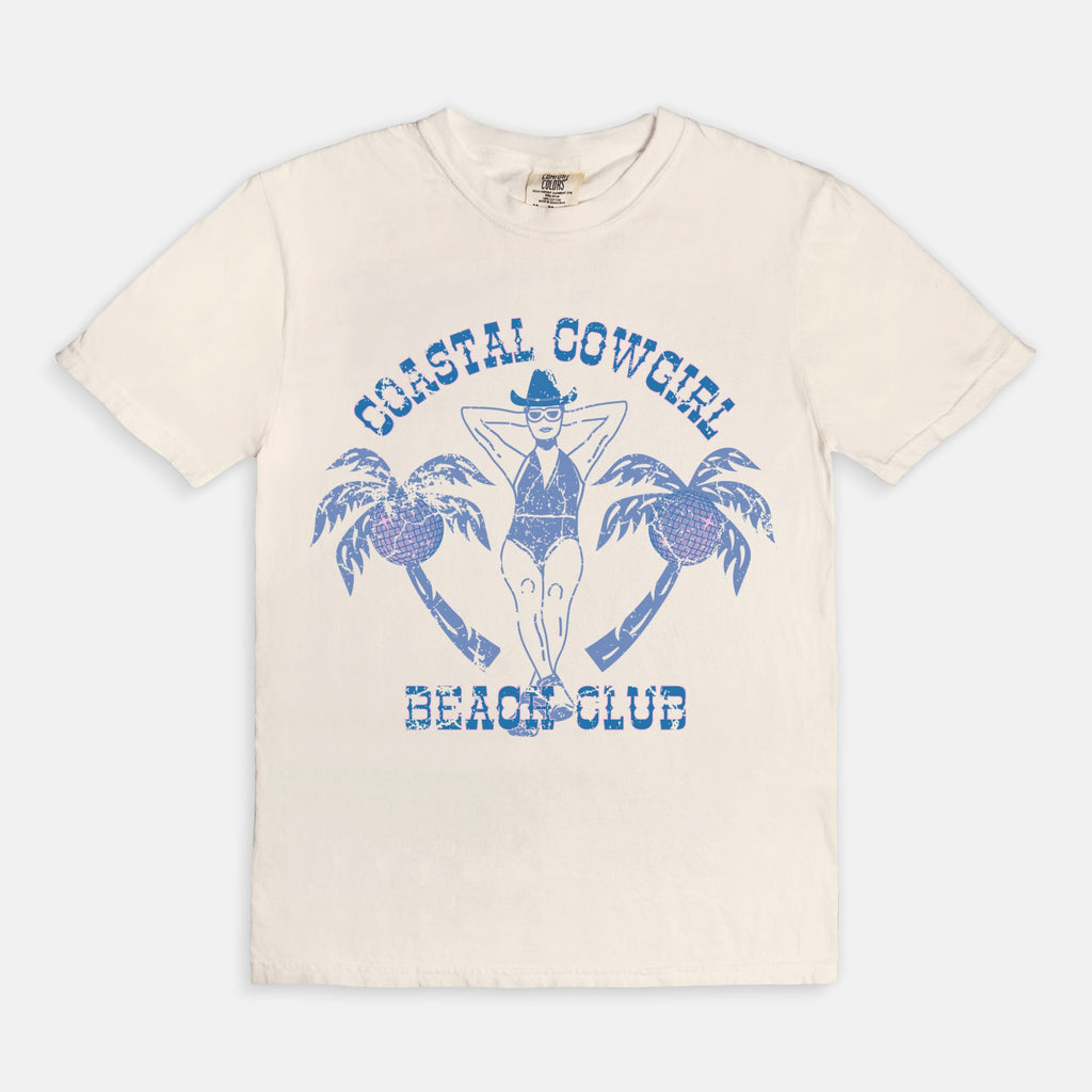 Coastal Cowgirl Beach Club Tee
