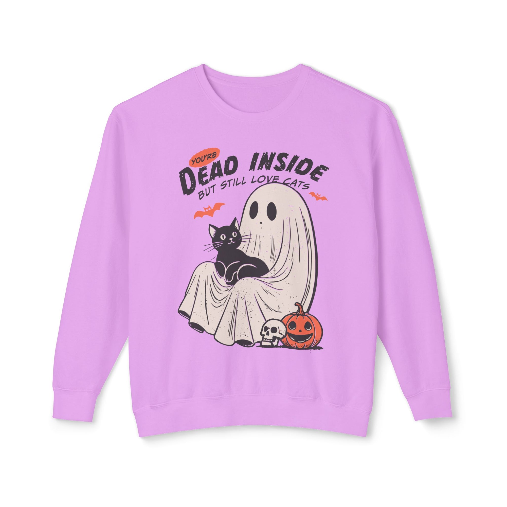 Dead Inside But Still Love Cats Crewneck
