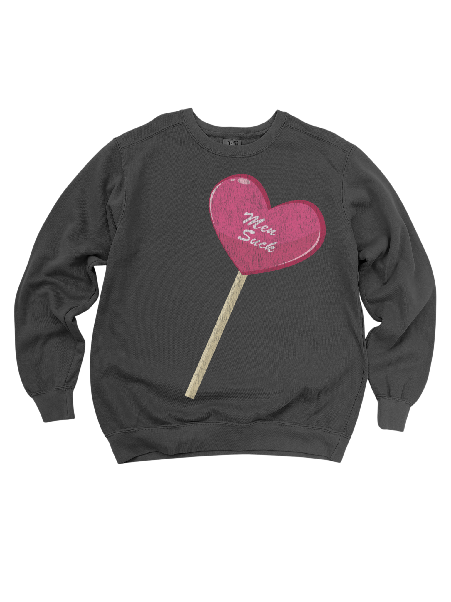 Men Suck Vintage Wash Crewneck