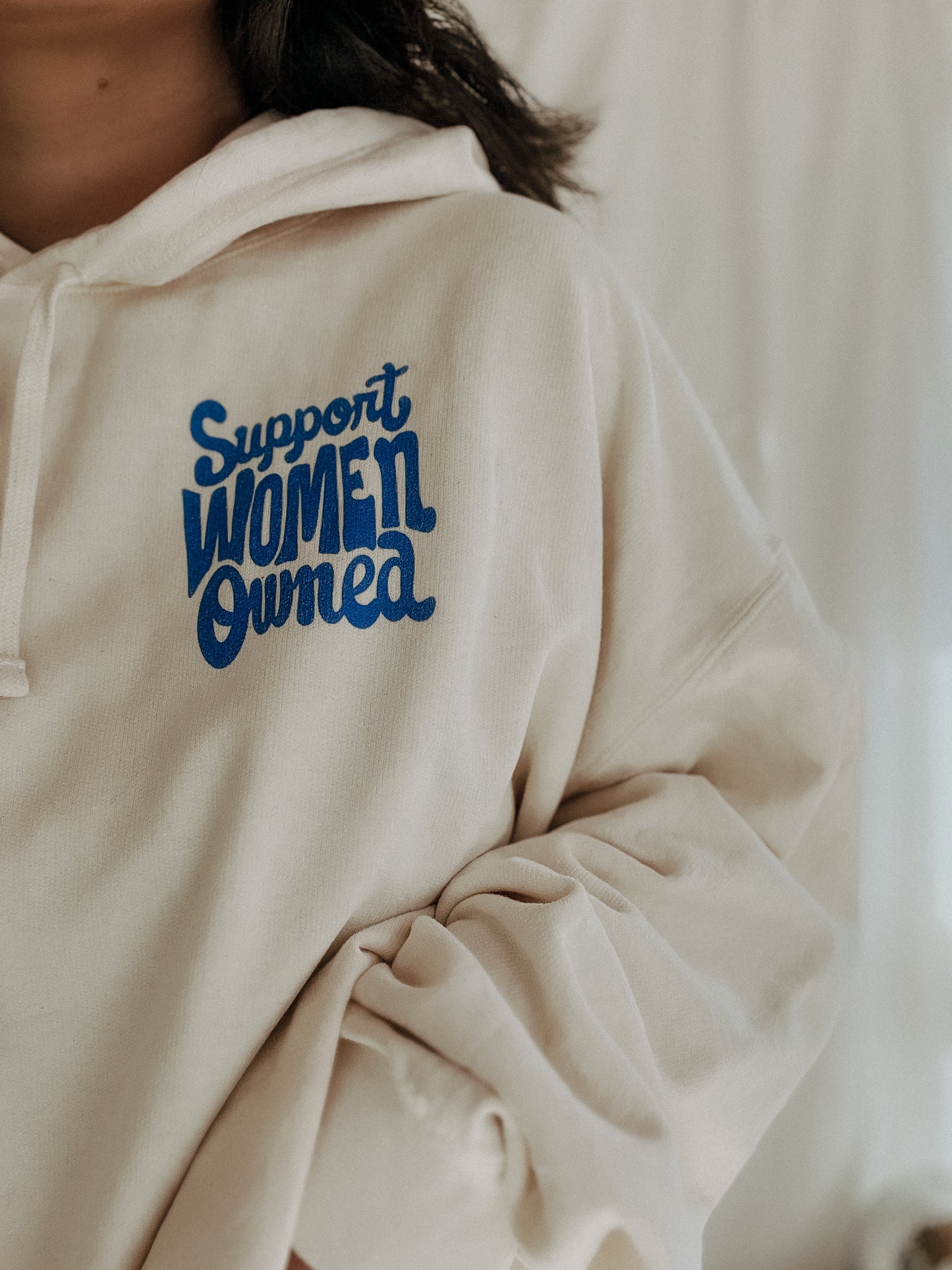 Support Women Owned Vintage Hoodie