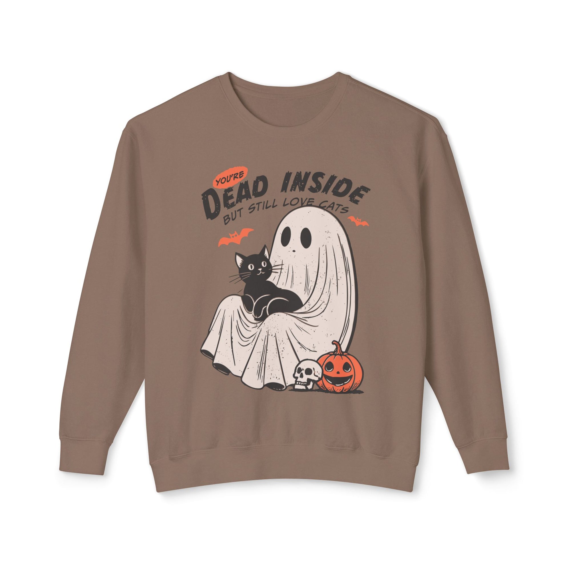 Dead Inside But Still Love Cats Crewneck