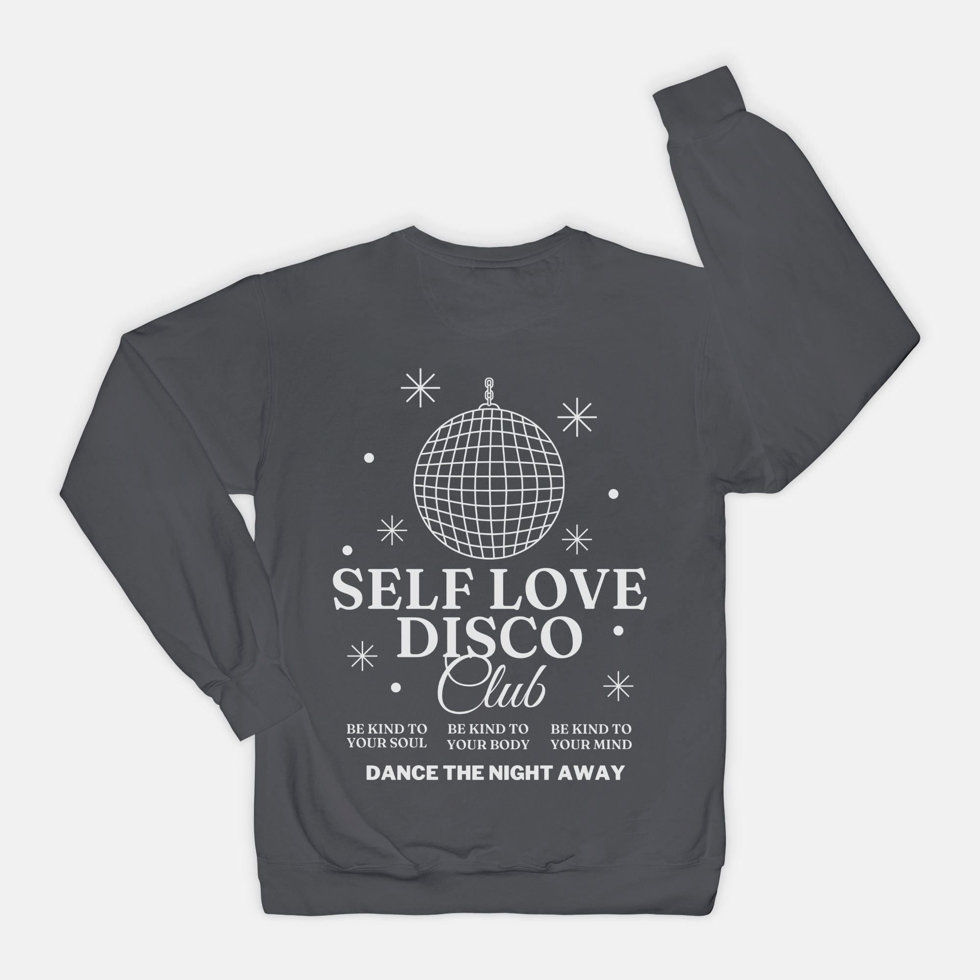 Self Love Disco Club Vintage Wash Crew