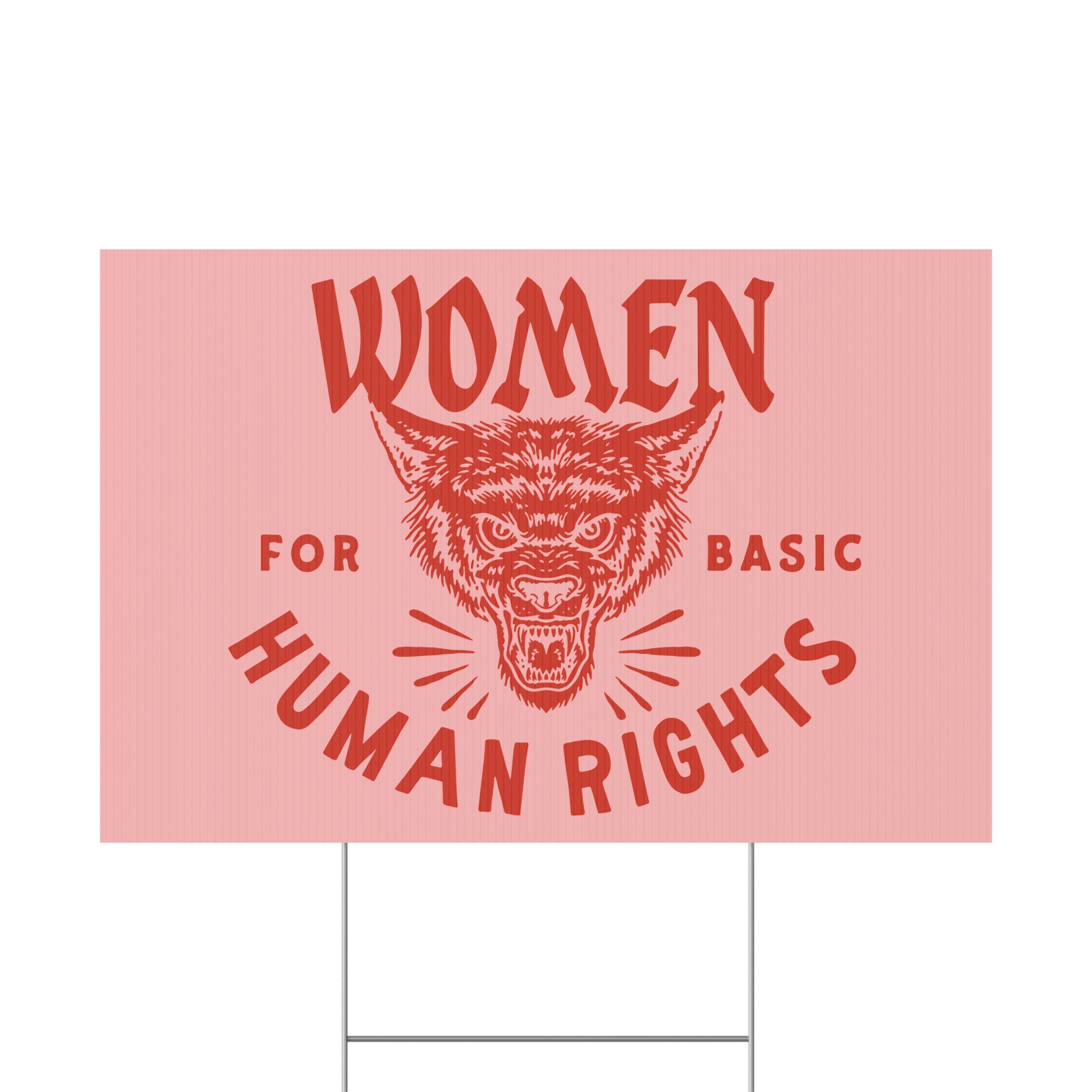 Women for basic human rights Yard Sign